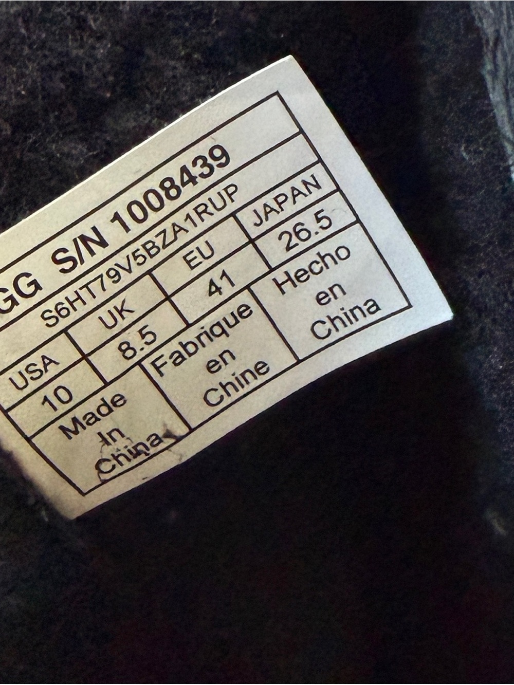 UGG Black Leather Buckle Ankle Boots - Picture 5 of 7